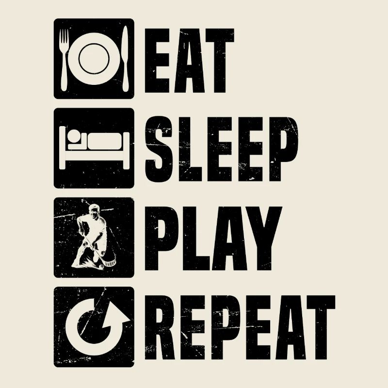 Floorball motif with recognition value