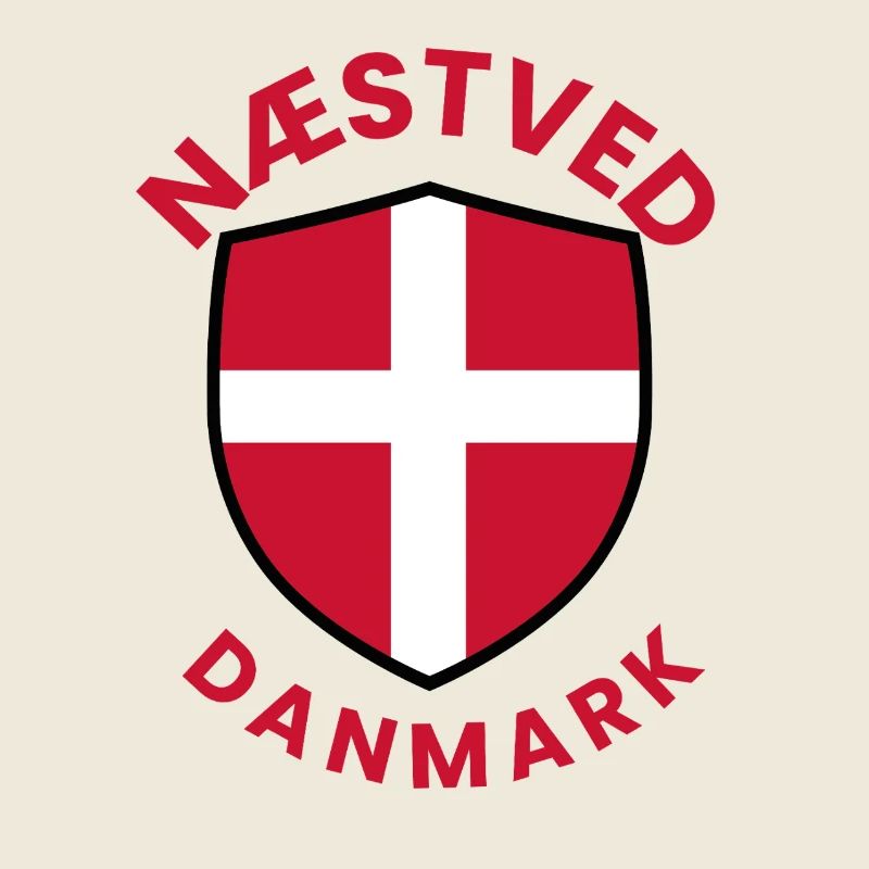 Bouclier du drapeau du Danemark de Nästved