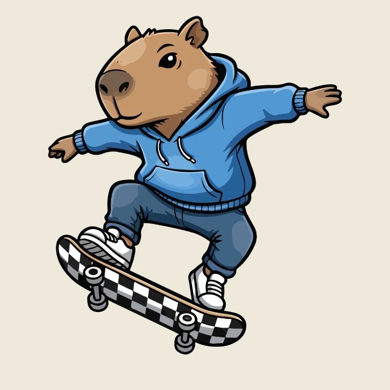 Capybara Skateboard