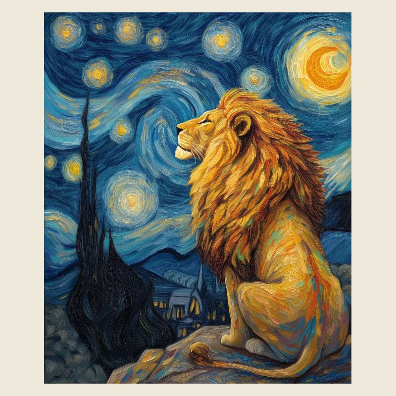 Löwe Van Gogh