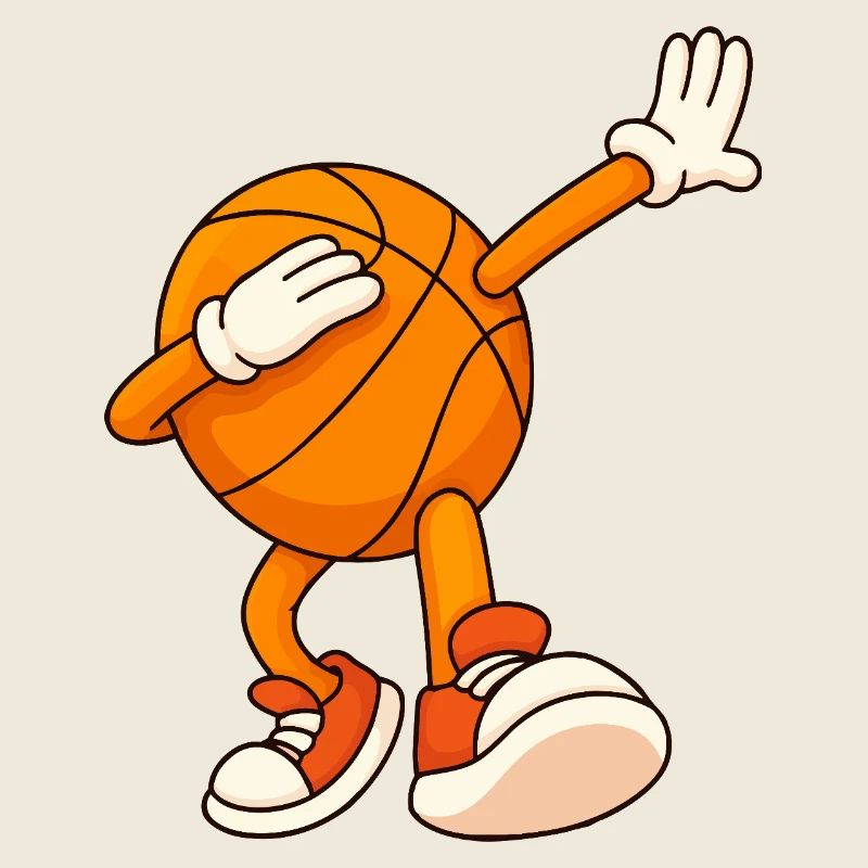 Mascotte de basket-ball : dunks