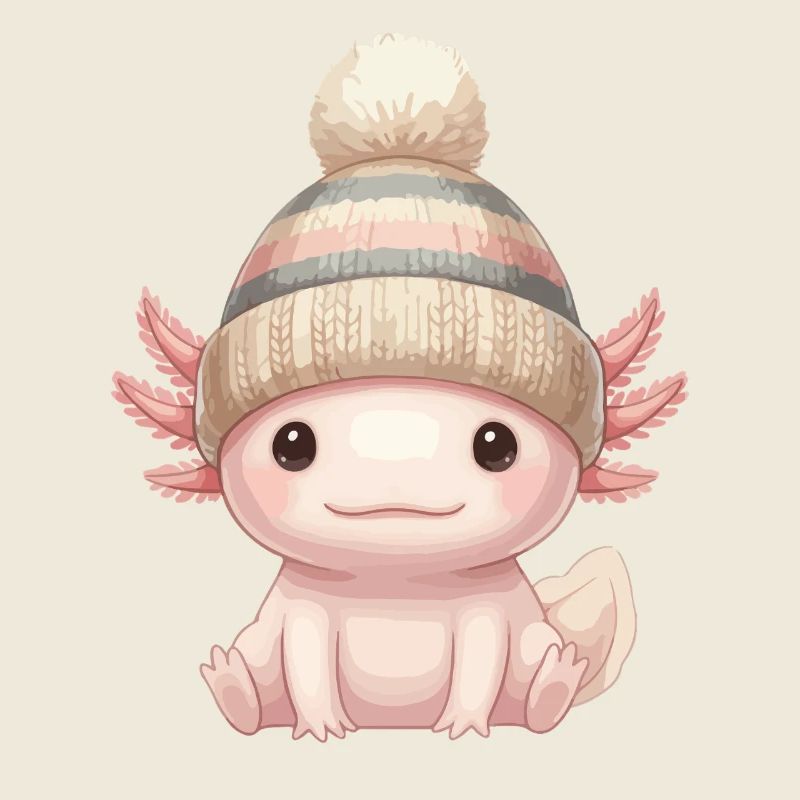 Axolotl Mütze