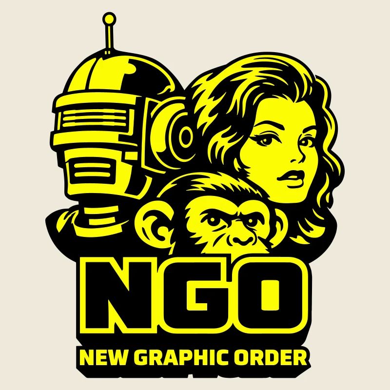 NGO Neon Pop Retro Portraits