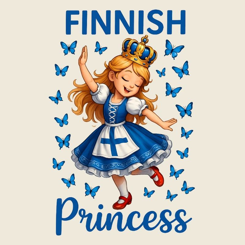 Princesse Finlande Bleue Papillon
