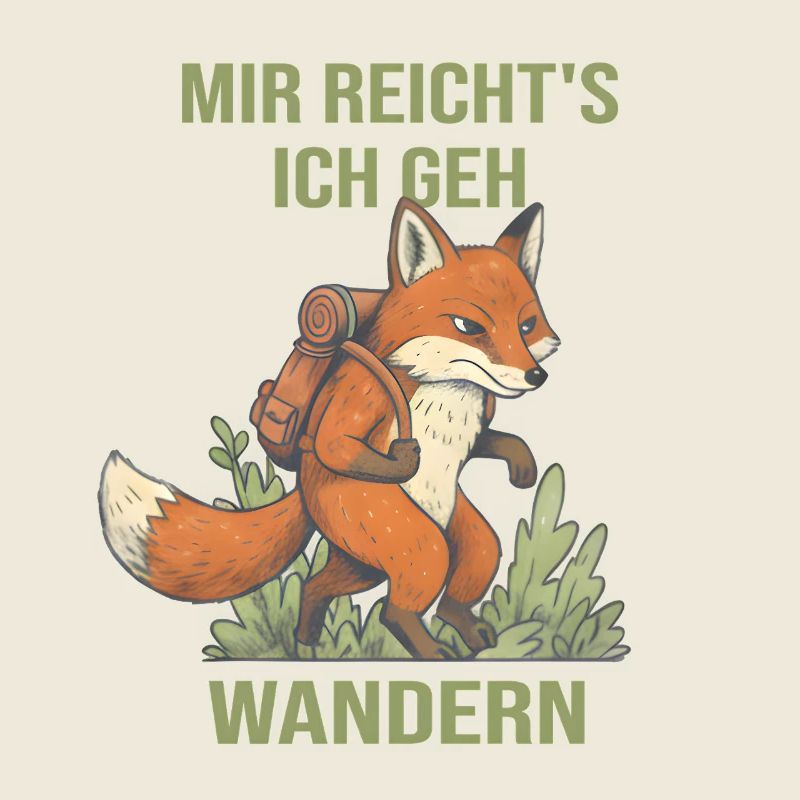Wandering fox I've had enough, I'm going hiking