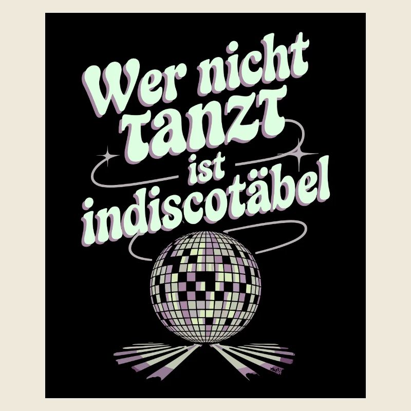 Si tu ne danses pas, tu es une table drôle de disco