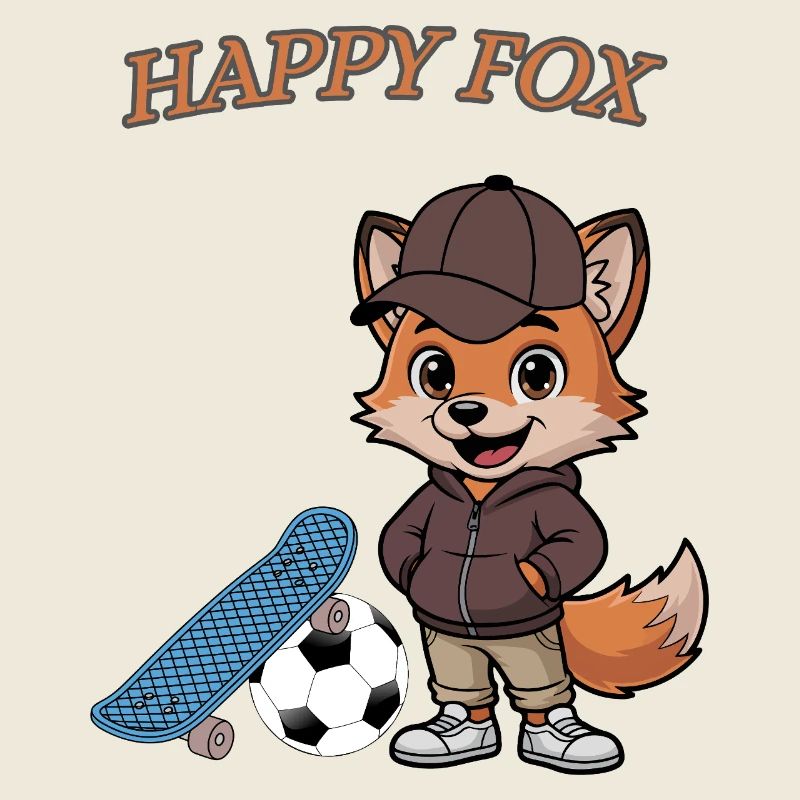 Renard heureux