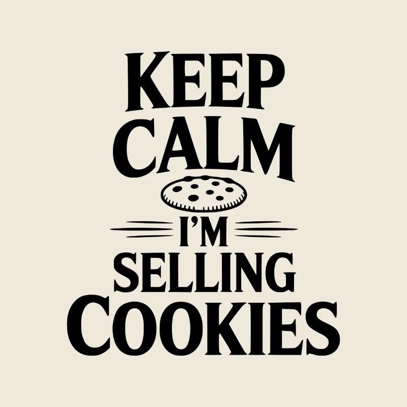 Reste calme, je vends des cookies