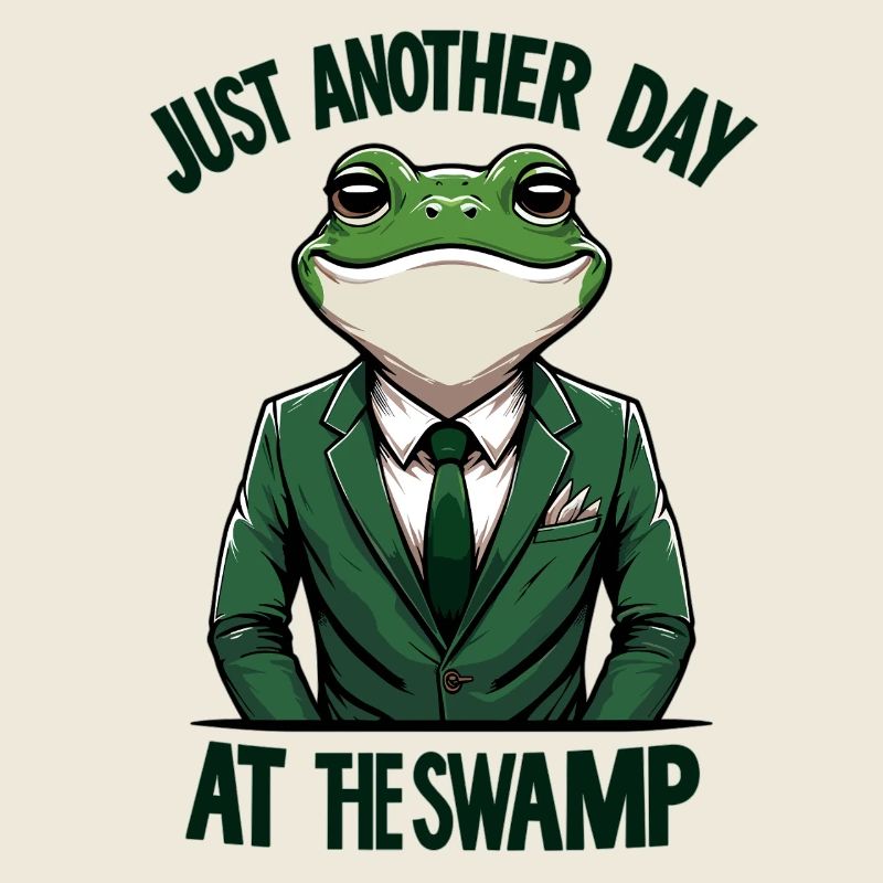 Frosch im Anzug – Sumpftag