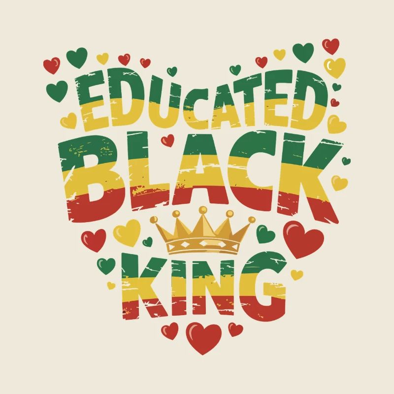 Roi noir instruit | Citation de l’Afro Pride | Noir