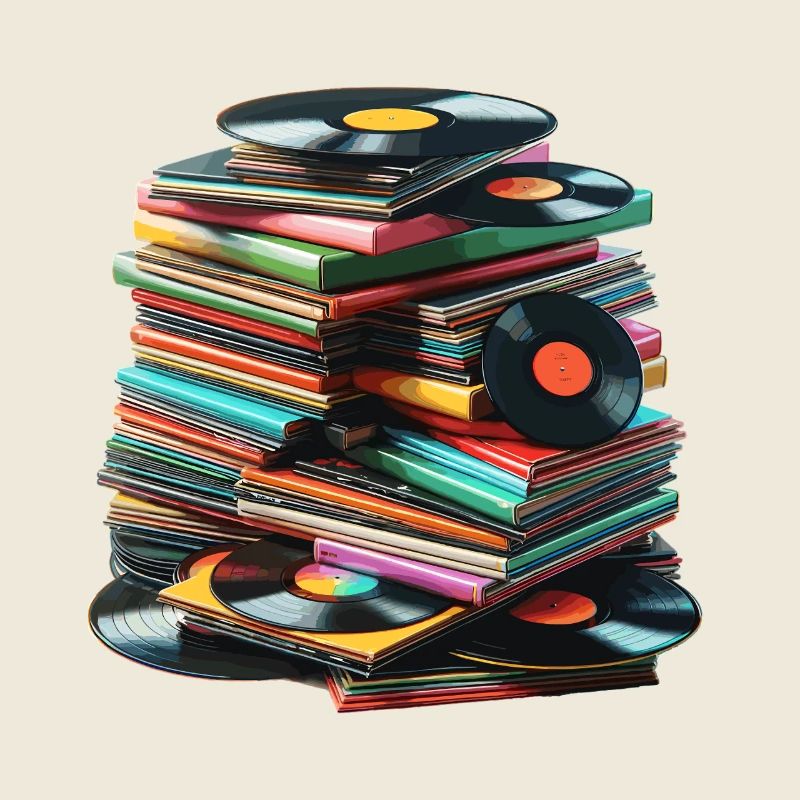 Record Tower in Colors