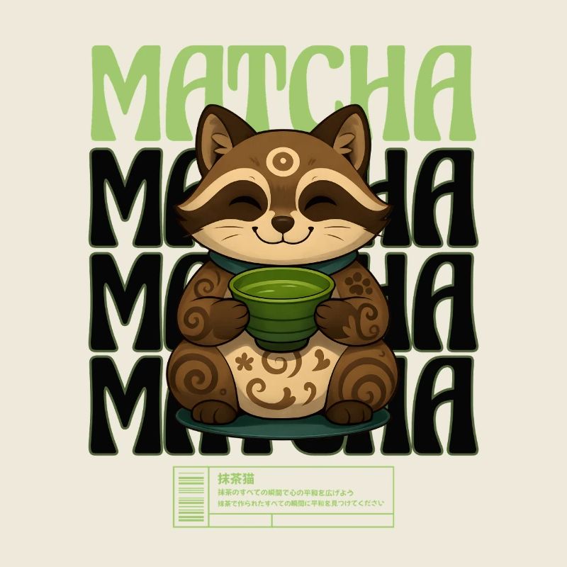 Matcha Chaton Maneki Neko