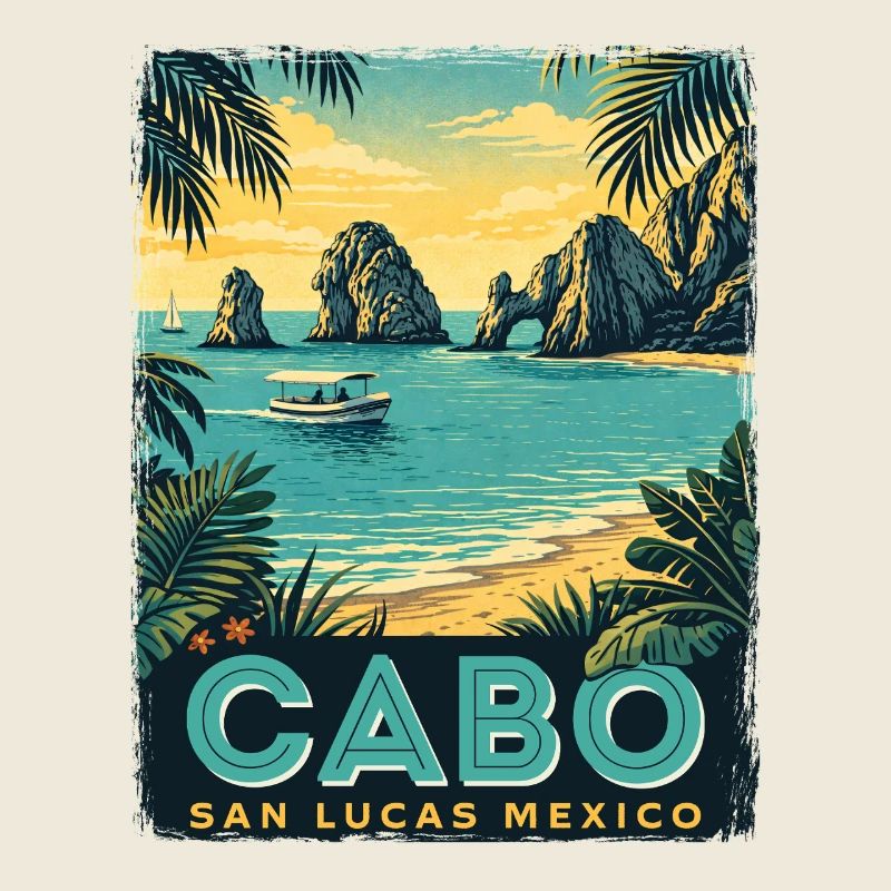 Cabo San Lucas Mexiko Retro Spring Break Kreuzfahrt