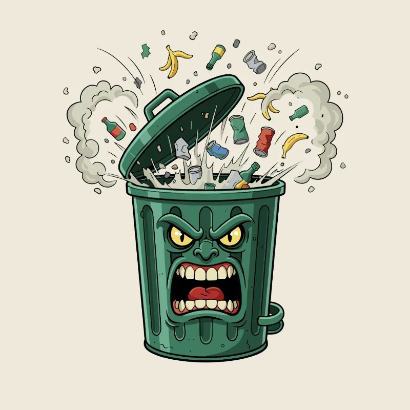 Angry Trash Can Chaos
