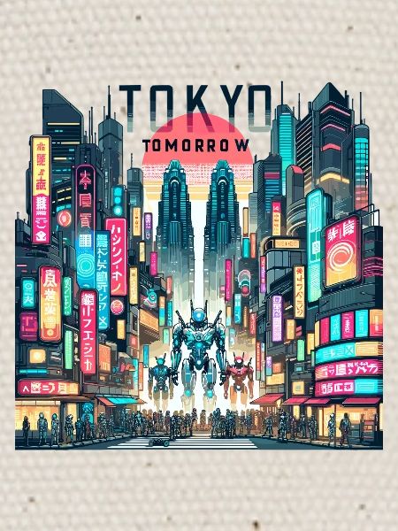 Tokyo Neon Robotics Demain