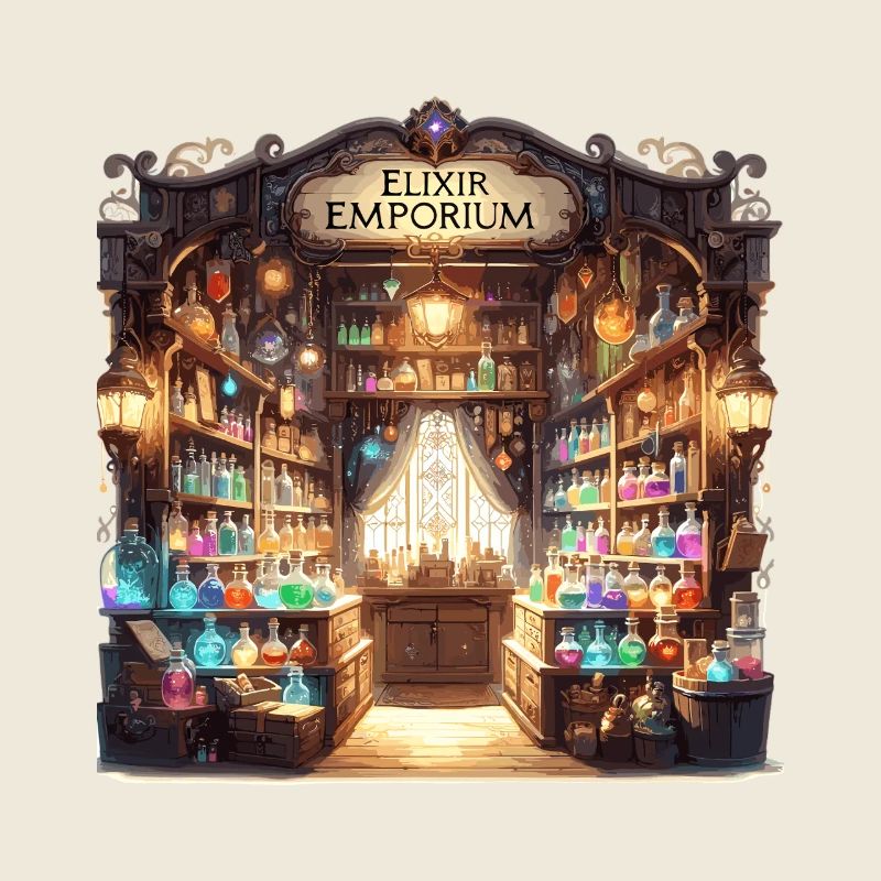 Elixir Emporium Fantasy Pharmacy