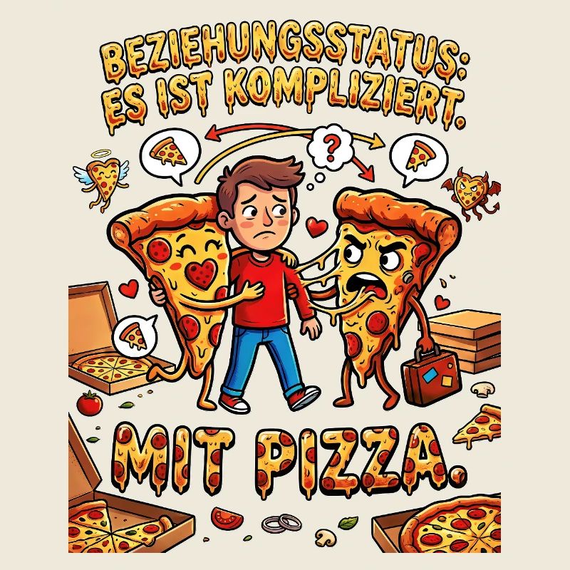 Relationship status It's complicated with pizza