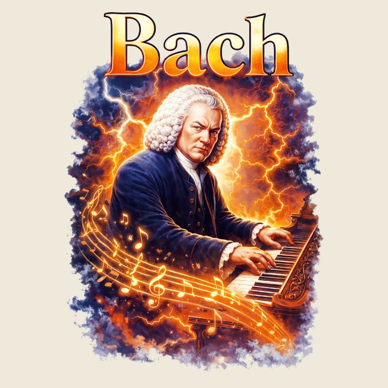 Bach Feuerklang am Klavier