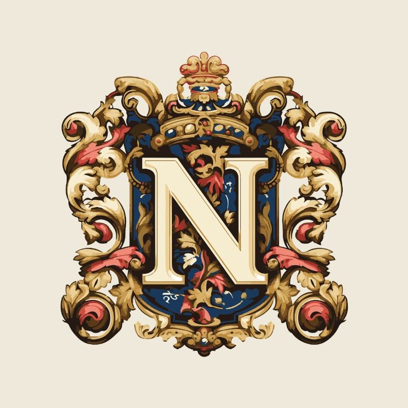 N Buchstabe Name Krone