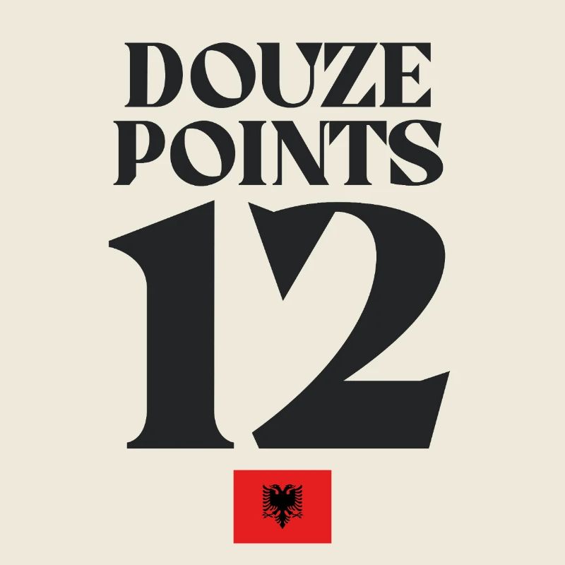 Doze Points 12 Drapeau albanais Eurovision