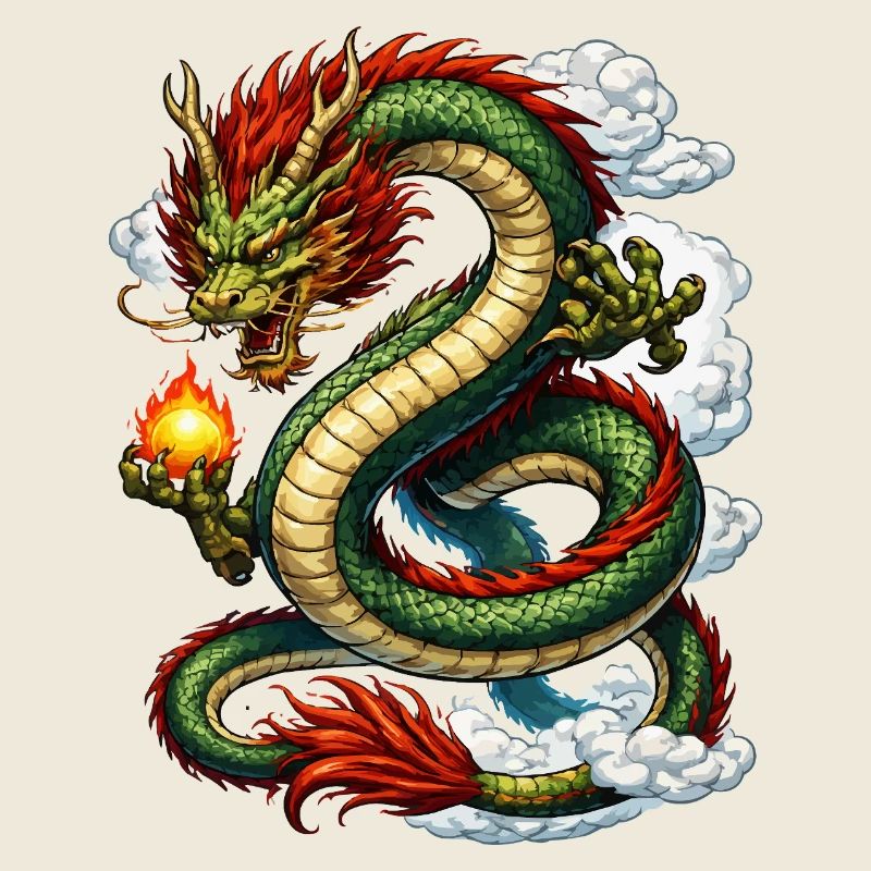 Drache Comic