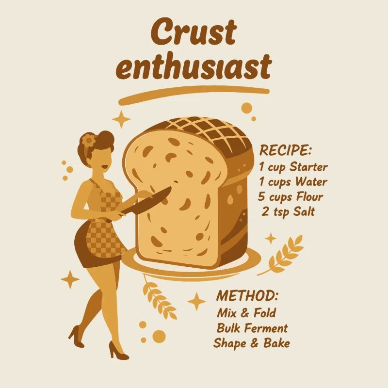 Sourdough Crust Enthusiast Bread Baking Baker