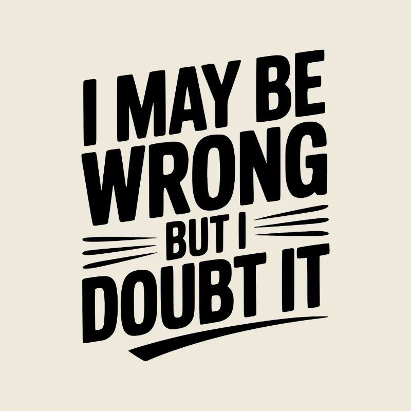 I May Be Wrong but I Doubt It