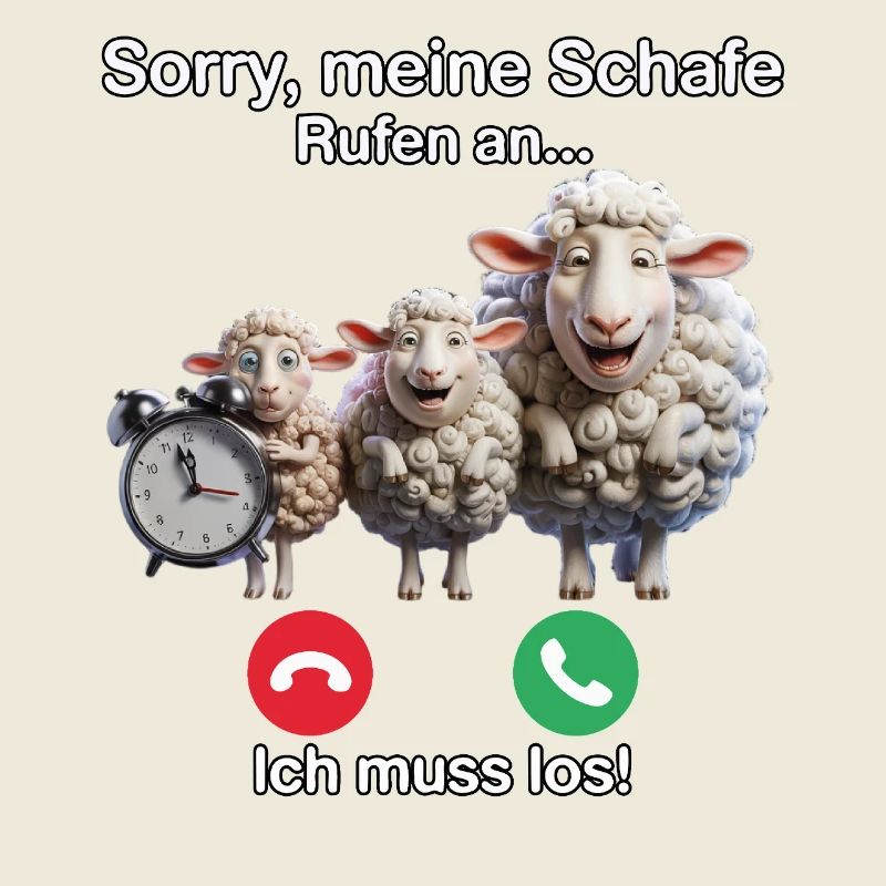 Désolé, mes moutons appellent