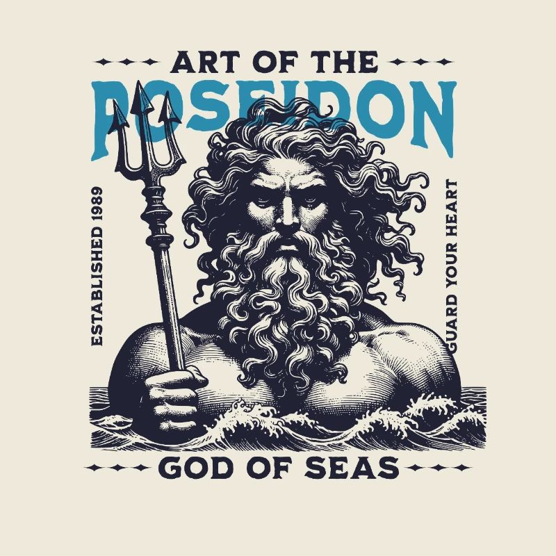 Poséidon Dieu de la mer