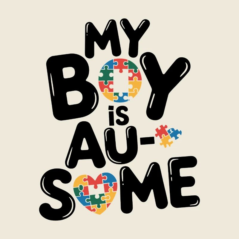 Regenbogen Puzzleherz Kreis Autism Awareness