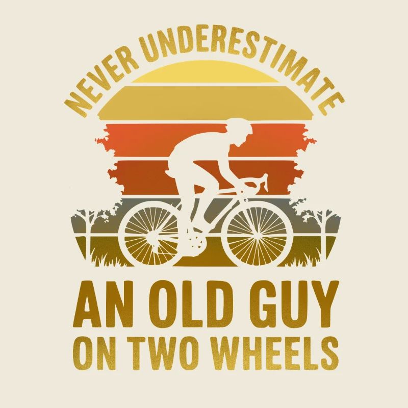 Retro Sunset Cyclist