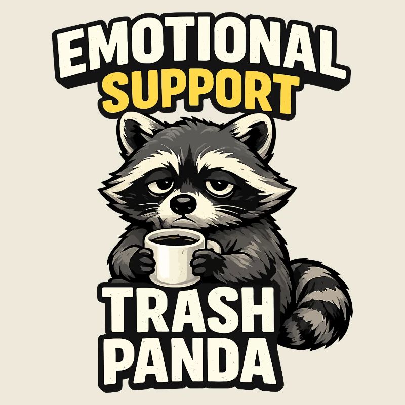 Emotionale Unterstützung Trash Panda