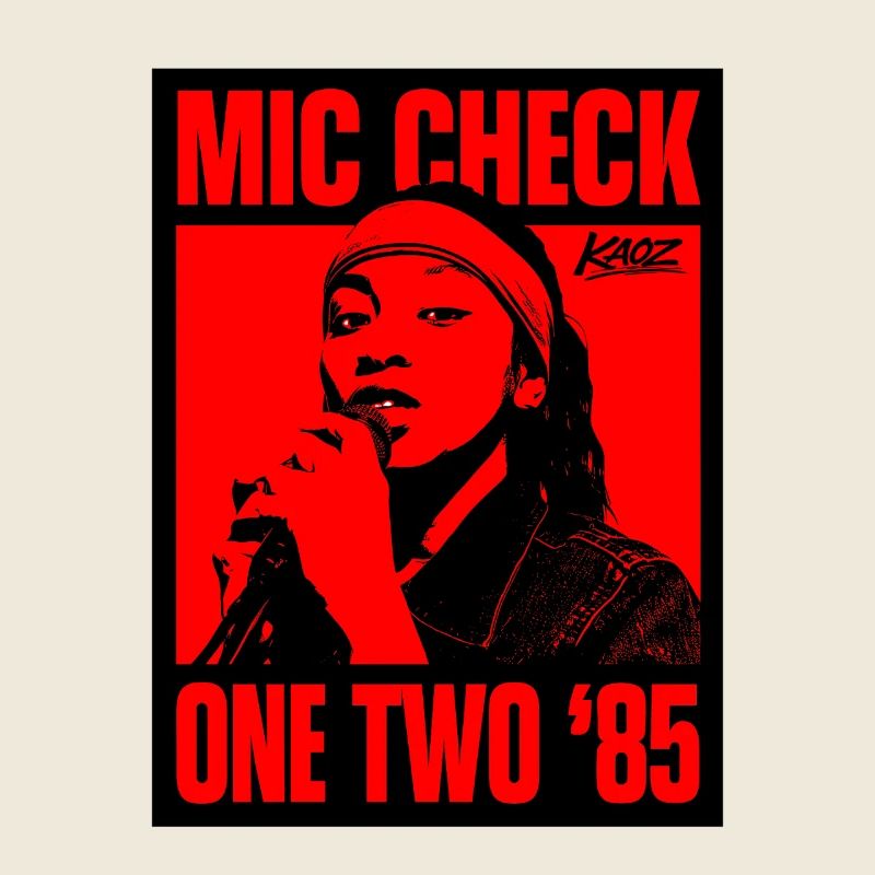 Mic Check One Two '85 Portrait