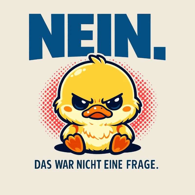 Nein das war nicht eine Frage Ente Statement