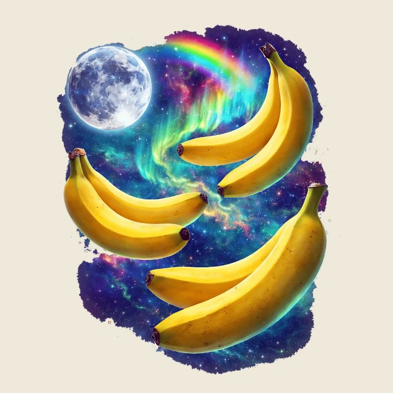 Kosmische Bananenlandschaft