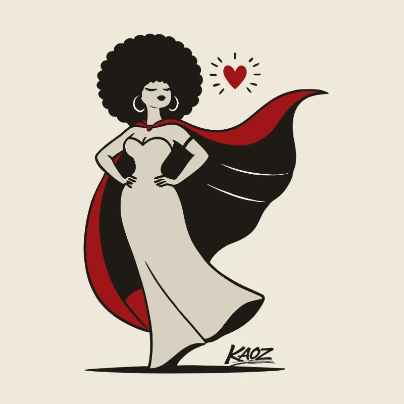 Afro Diva Cape Hero