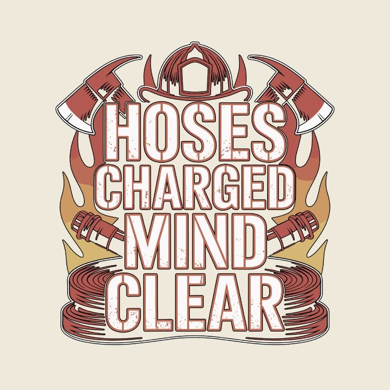 Fire Engineer Hoses Charged Mind Fire Services