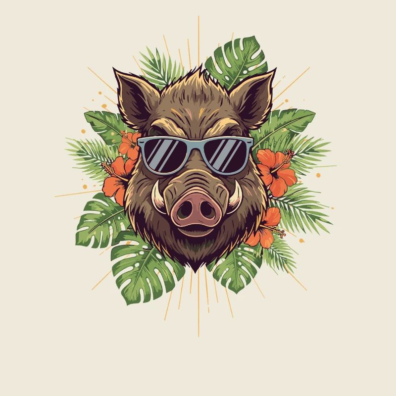 Lunettes de soleil Warthog Style Tropical