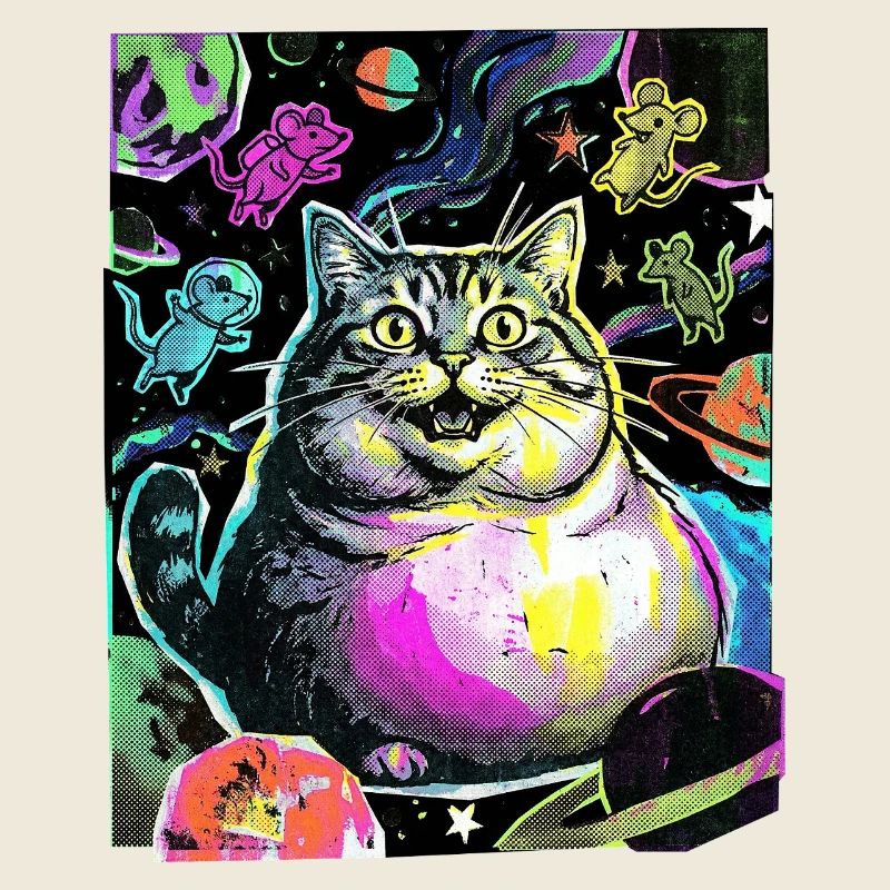 Thick Space Cat