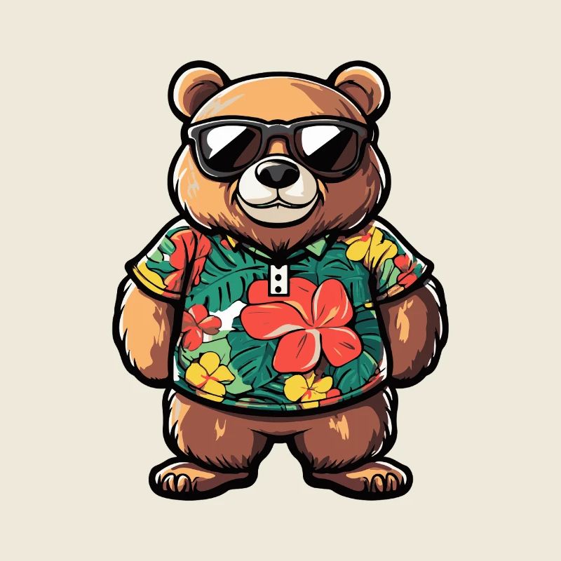 Vacances de Bear Comic