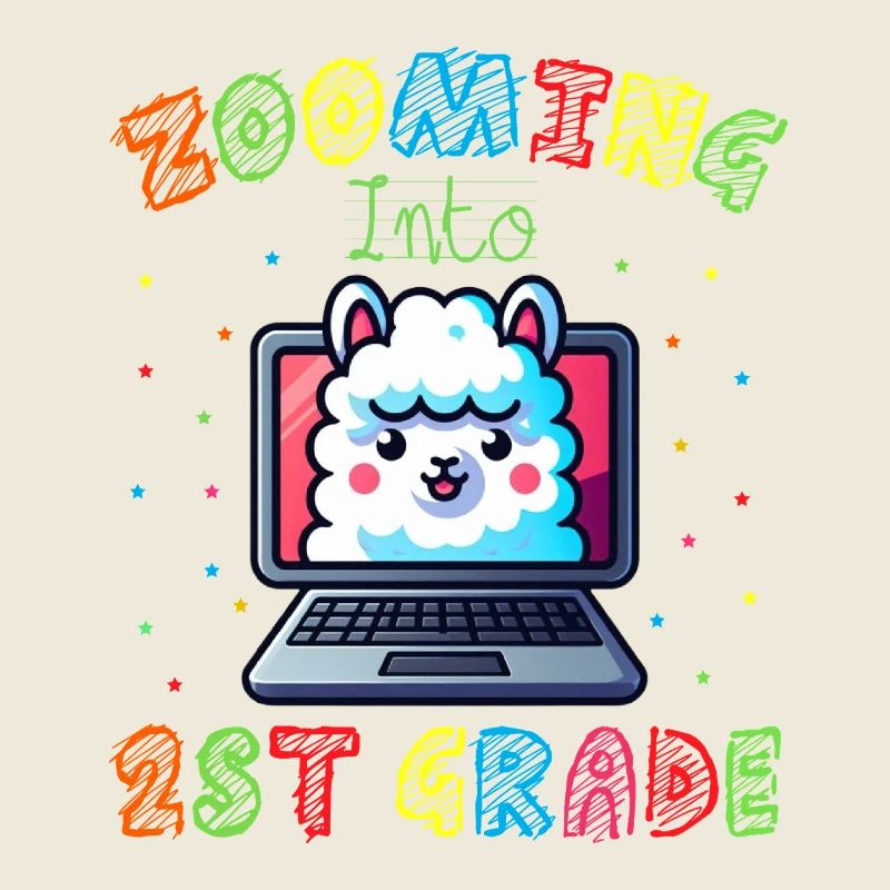 Rainbow Llama on Screen
