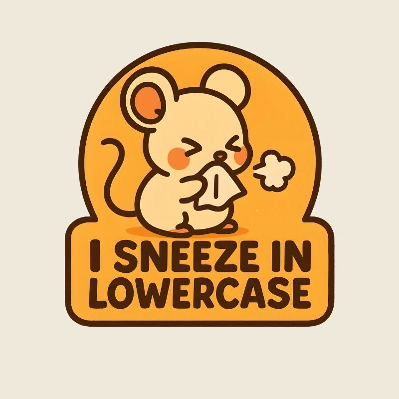I Sneeze Meekly | Mouse Humor