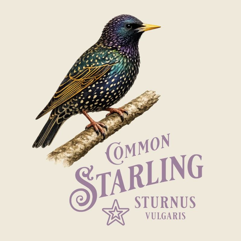 Common Starling Star Vogel Natur Design