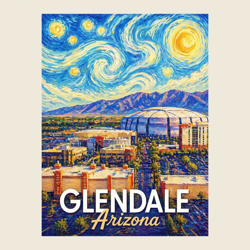 Glendale Arizona Sternennacht