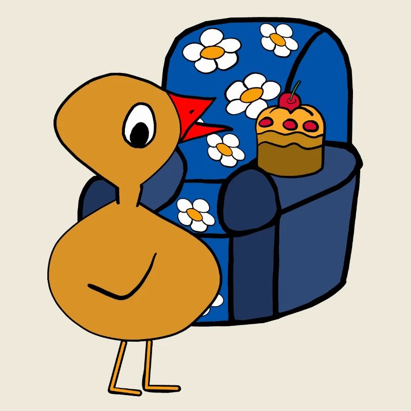 Chick Muffin Armchair After-Work Chicken