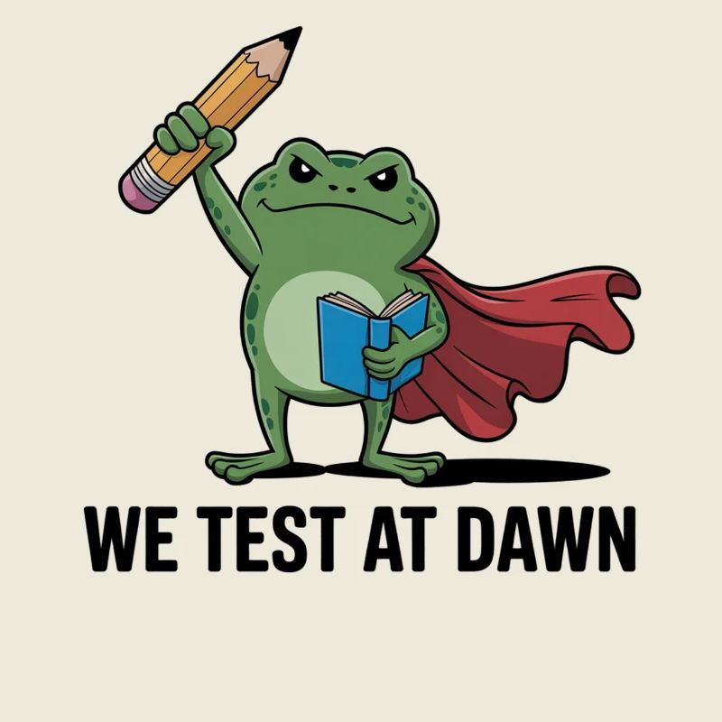 Super-héros grenouille testé par l’aube