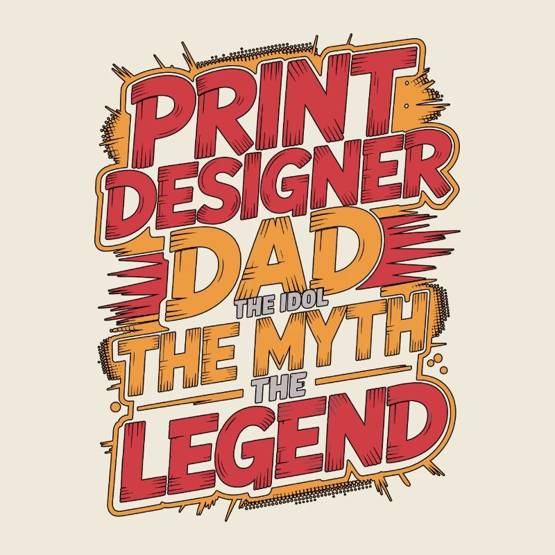 Designer d’impressions Papa L’idole Le Graphiste