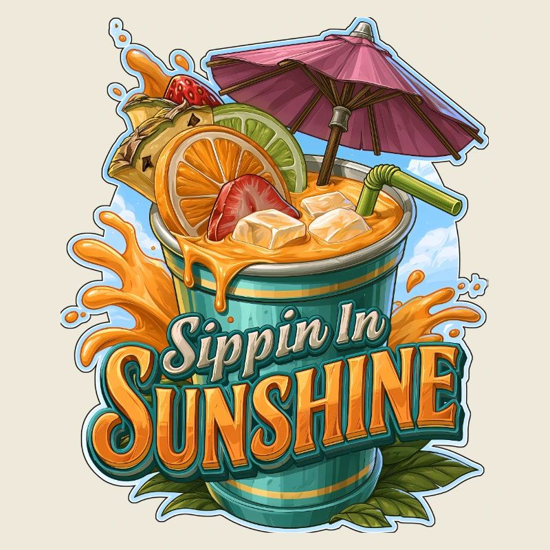 Sippin In Sunshine Tropical Fruit Cocktail