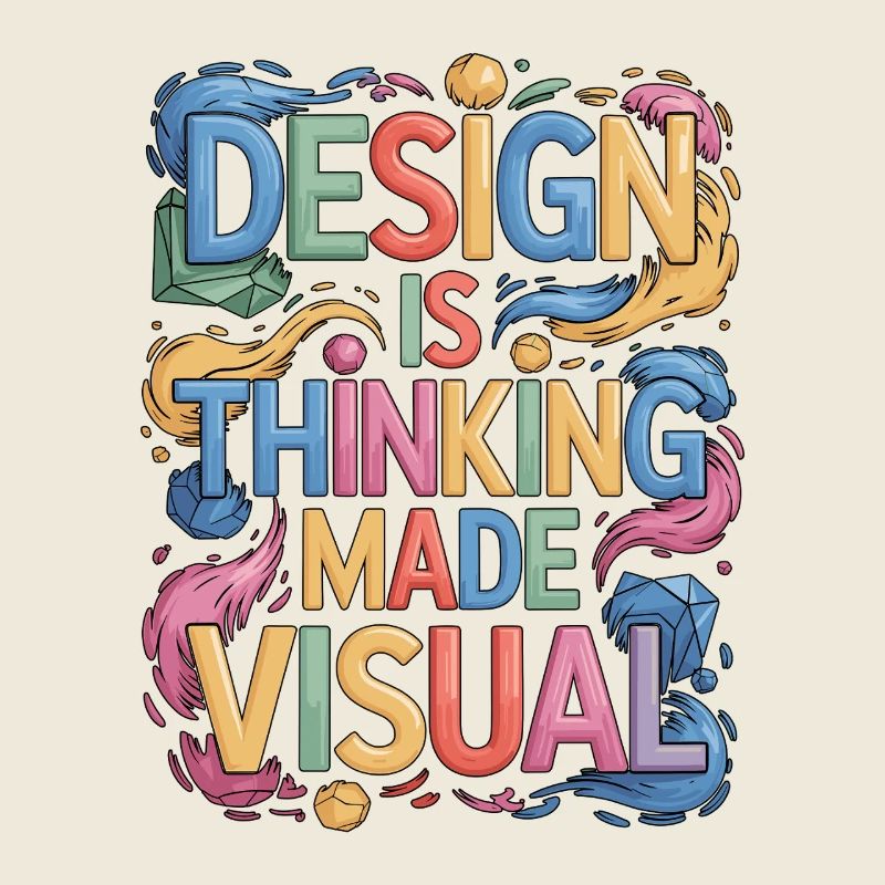 Graphic Designer Design Is Thinking Graphic Artist
