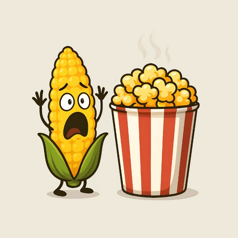 Shocked Corn Popcorn